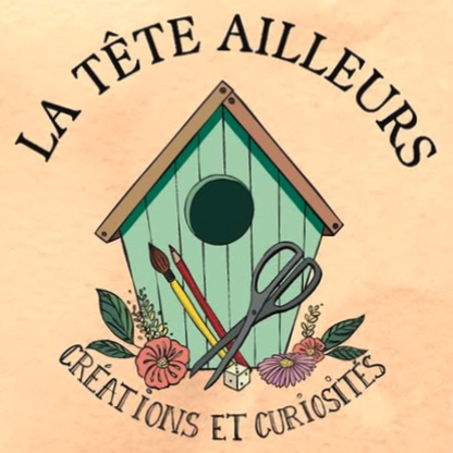 Logo boutique "La tête ailleurs"